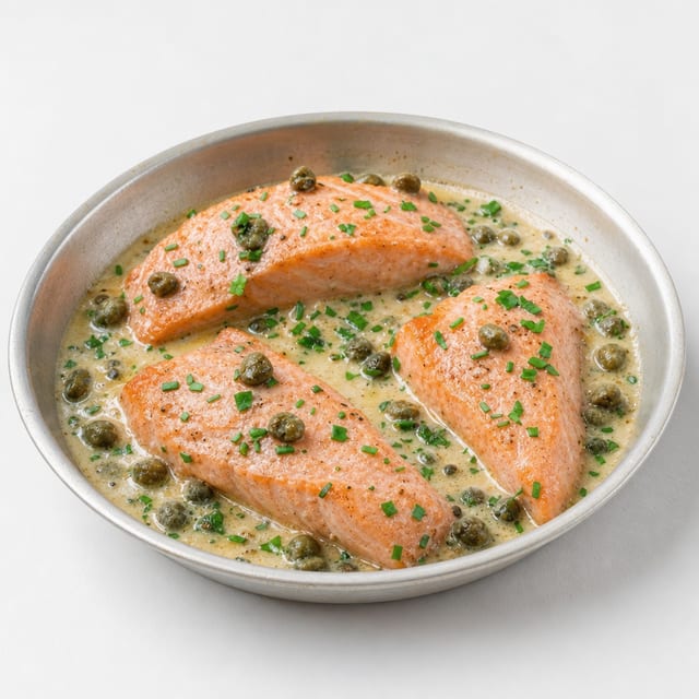 Salmon Piccata.