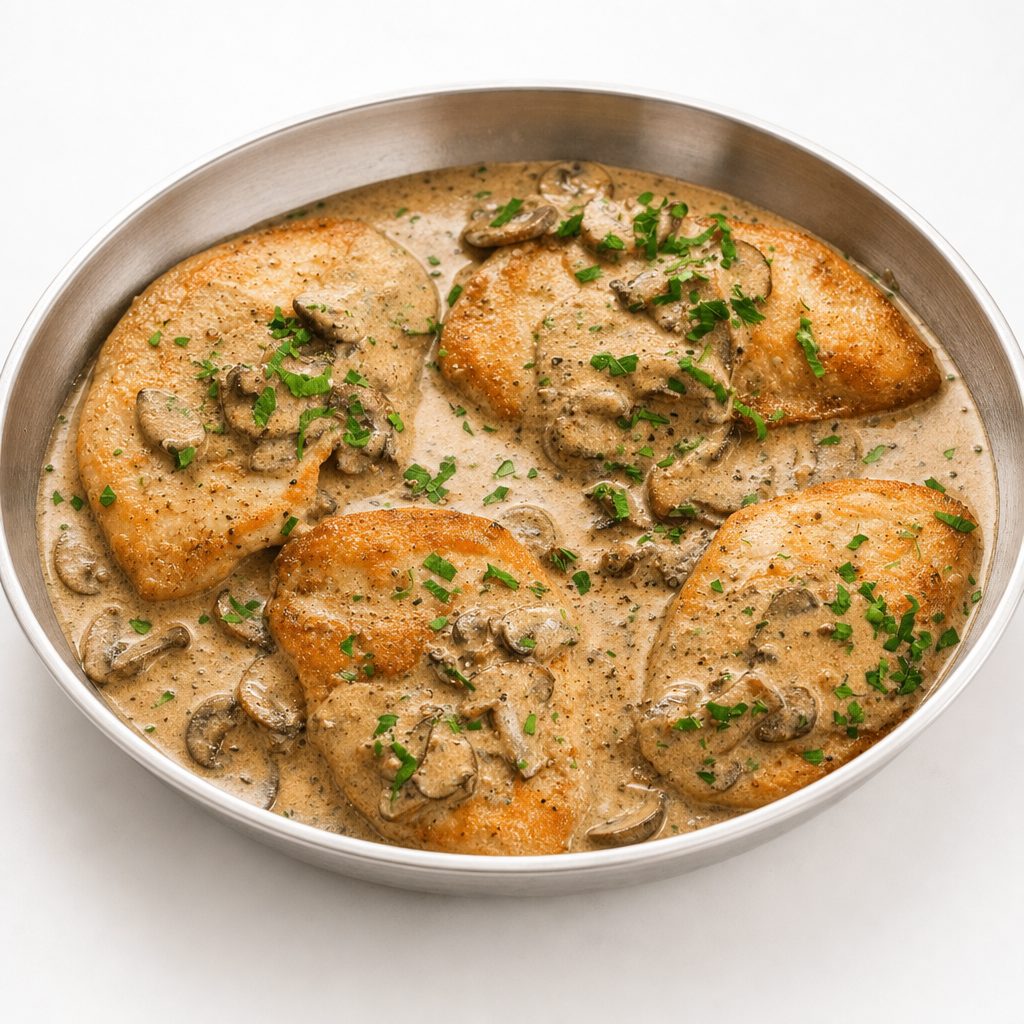 Chicken Marsala.