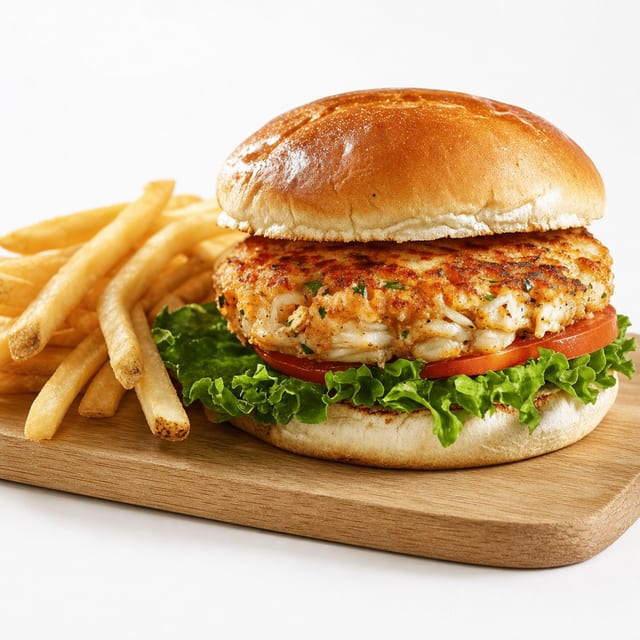 Jumbo Lump Crab Burger.