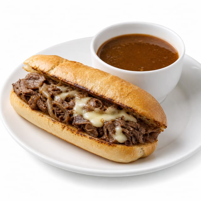 Sauerbraten "Dip" Sandwich.