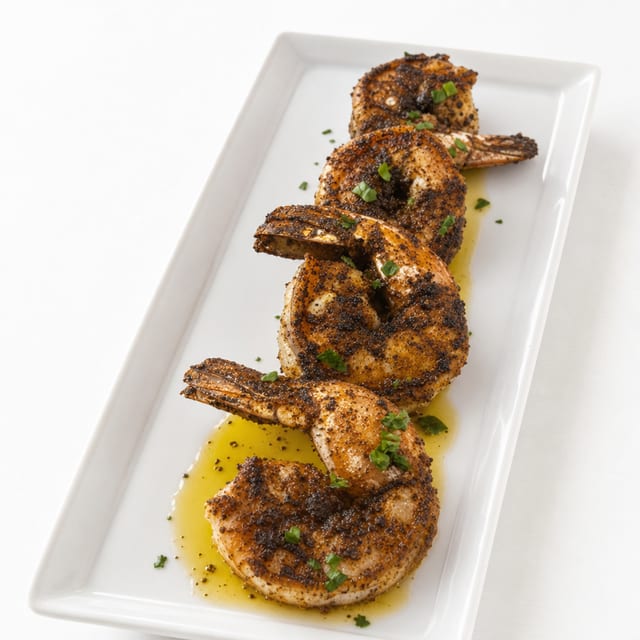 Blackened Shrimp.