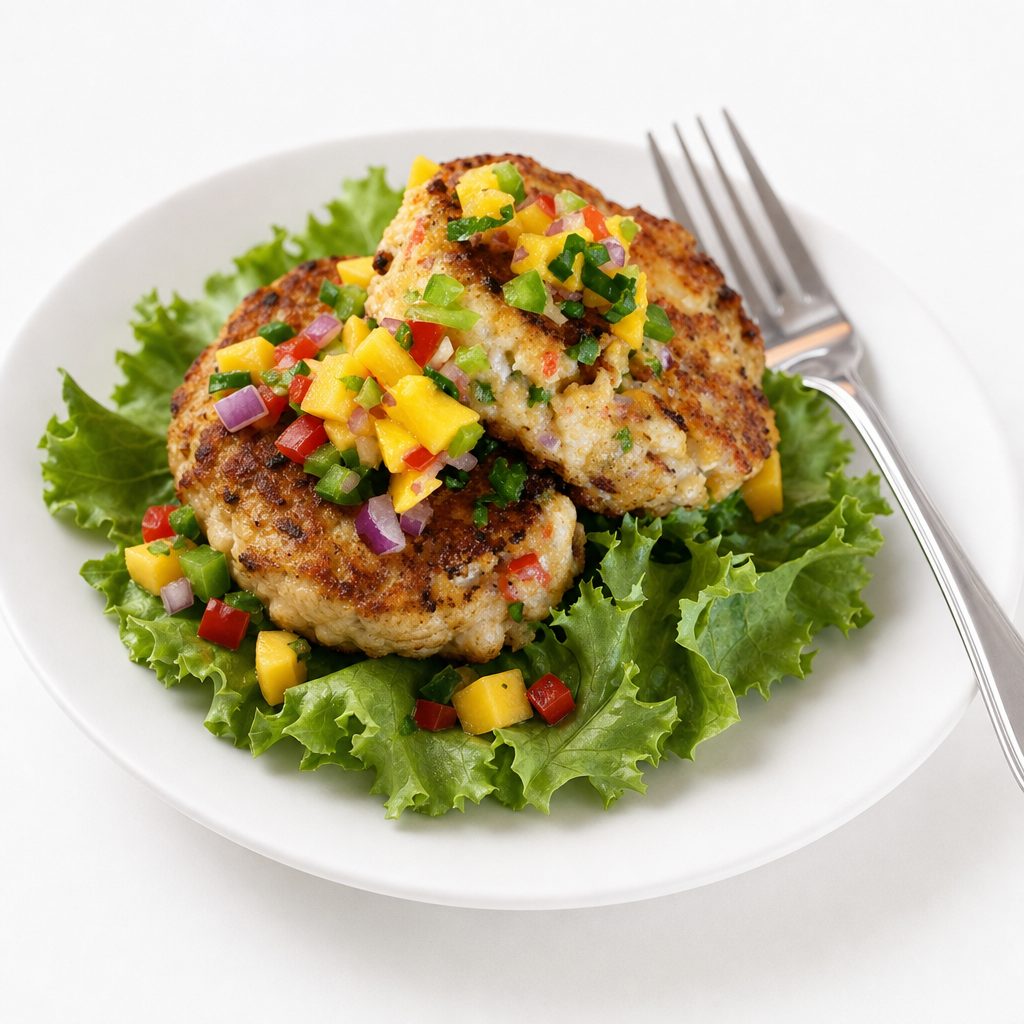 Jumbo Lump Crab Cake Salad.