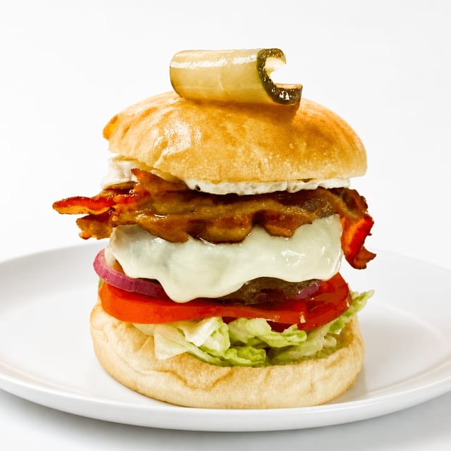 Bacon Cheese Burger.