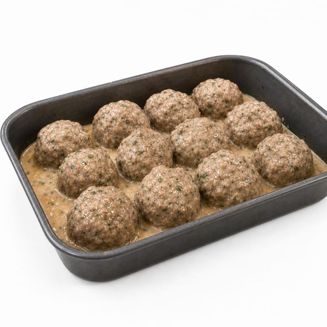 Bavarian Meatballs.
