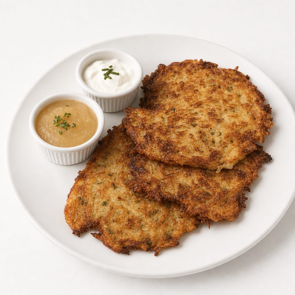 Kartoffelpuffer-Potato Pancake.