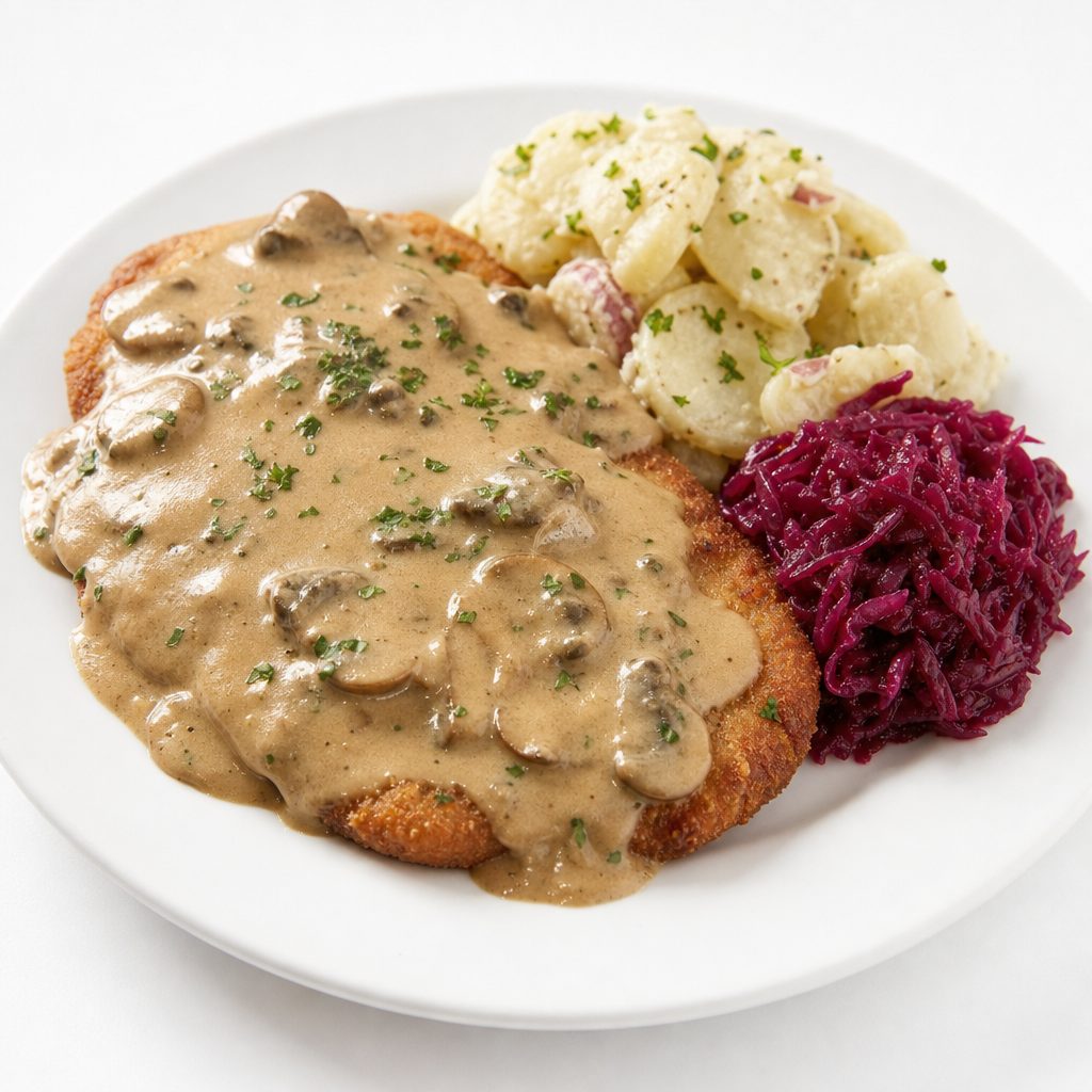 Jager Wiener Schnitzel.