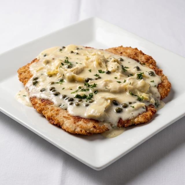 Dunkelweizen Wiener Schnitzel.