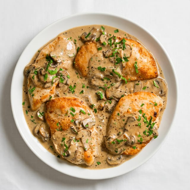 Chicken Marsala.