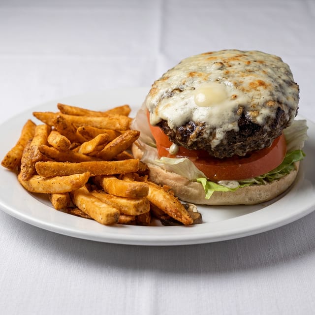 Black & Bleu Burger.