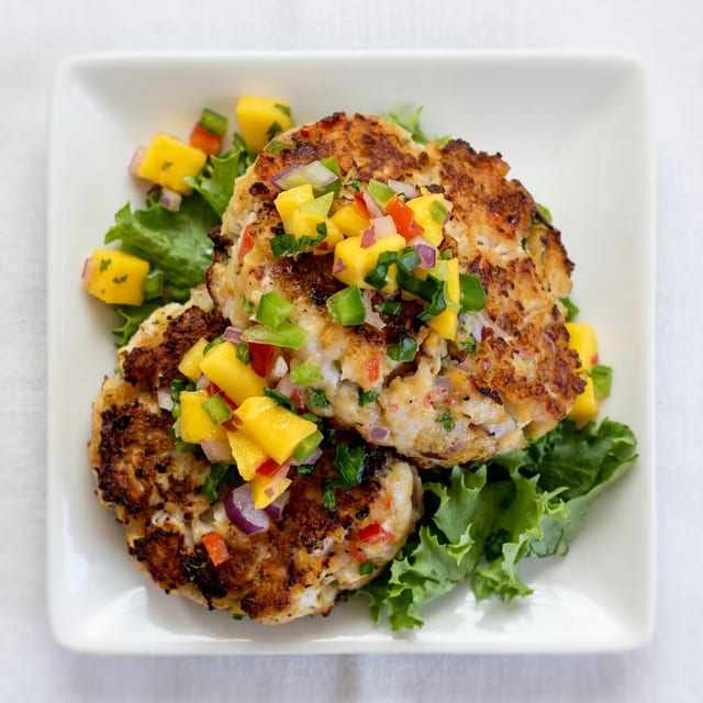 Jumbo Lump Crab Cake Salad.