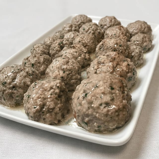 Bavarian Meatballs.