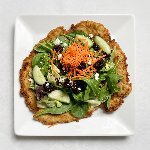 Schnitzel Salad.
