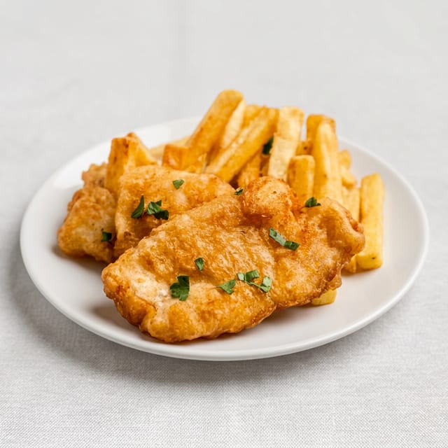 Fresh Fish & Chips.