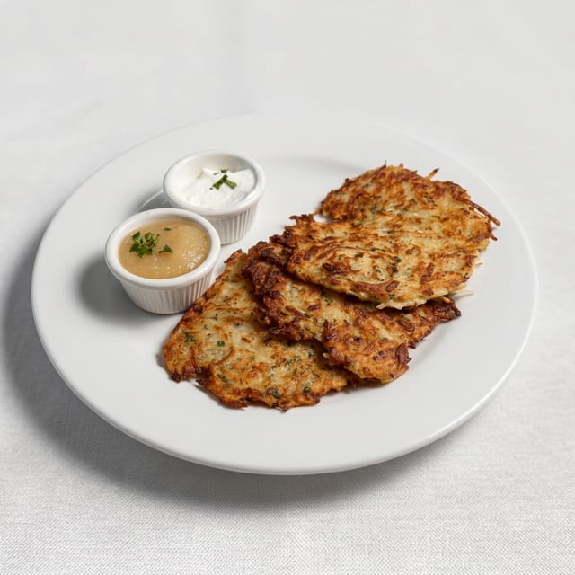 Kartoffelpuffer-Potato Pancake.
